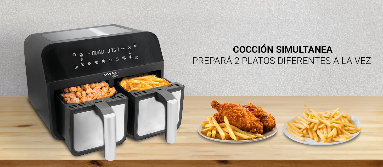 Cociná en simultaneo